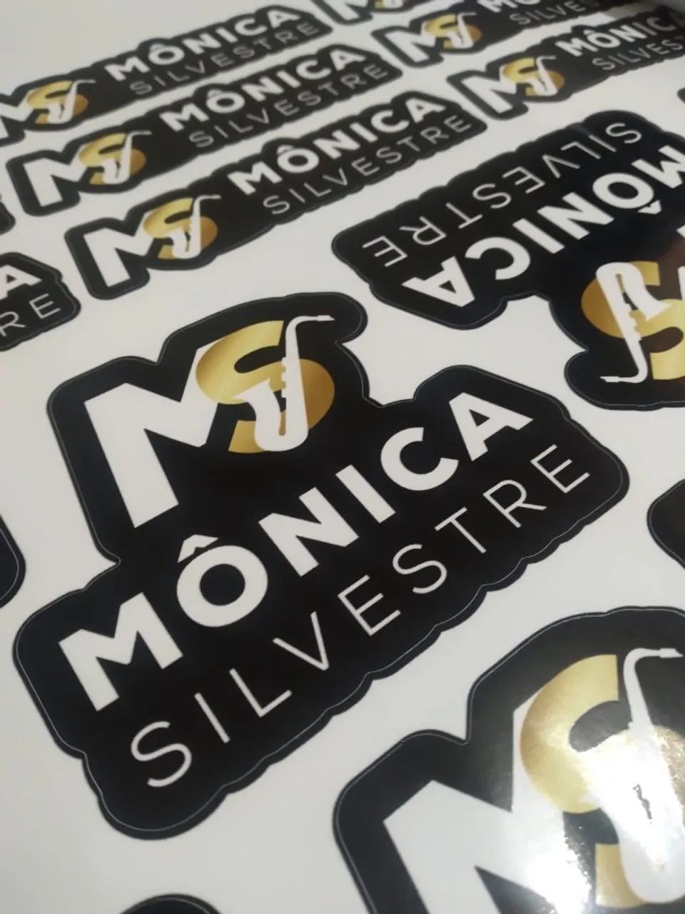 Adesivos com recorte eletrônico personalizado com sua logomarca - Foto 4