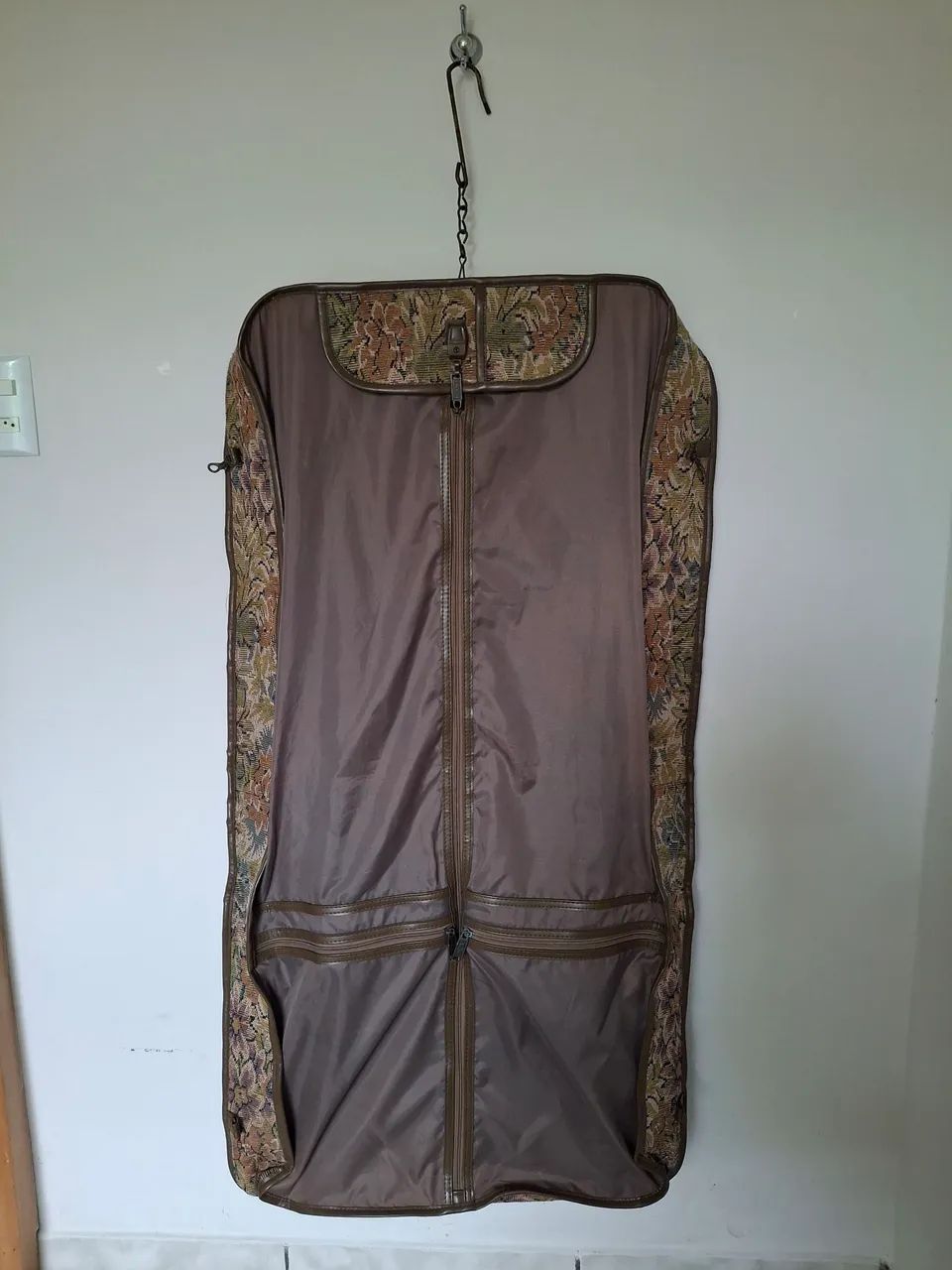Mala antiga bolsa de terno para viagem - Foto 3