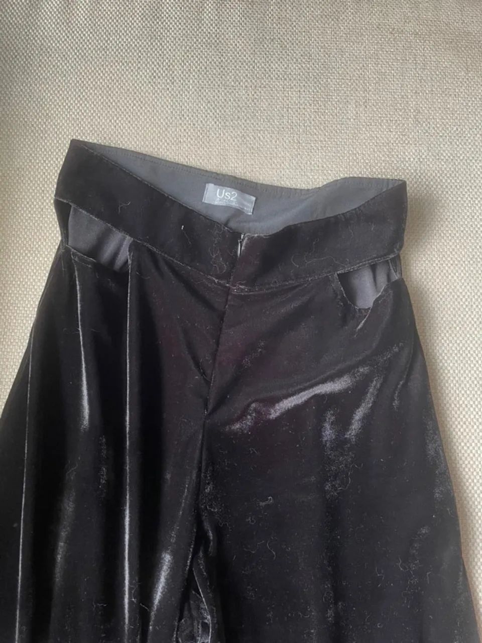Calça de veludo preta - Foto 3