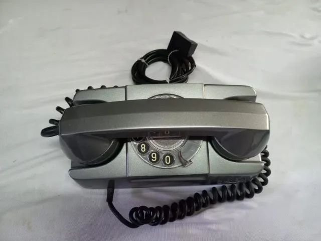 Telefone Antigo Starlite Decoração Prateado - Foto 3
