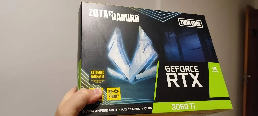 Placa de Vídeo Zotac GeForce RTX 3060 TI 8GB com DEFEITO