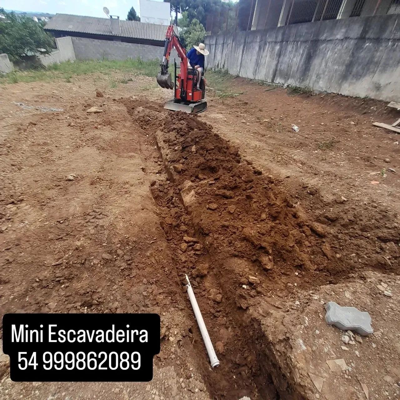  Mini escavadeira hidráulica terraplanagem - Foto 2