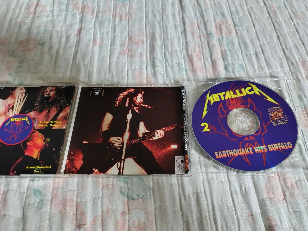 Cd metallica earthquake hits Buffalo duplo  - Foto 4
