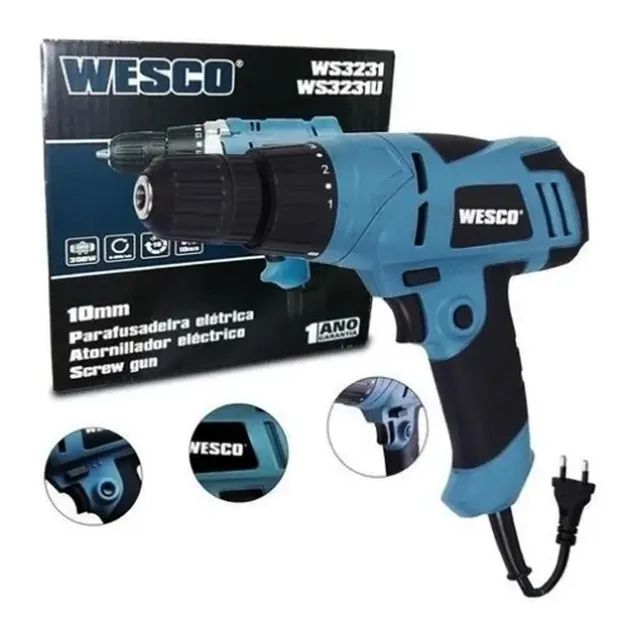 Parafusadeira Elétrica 300w 220v Ws3231 Wesco