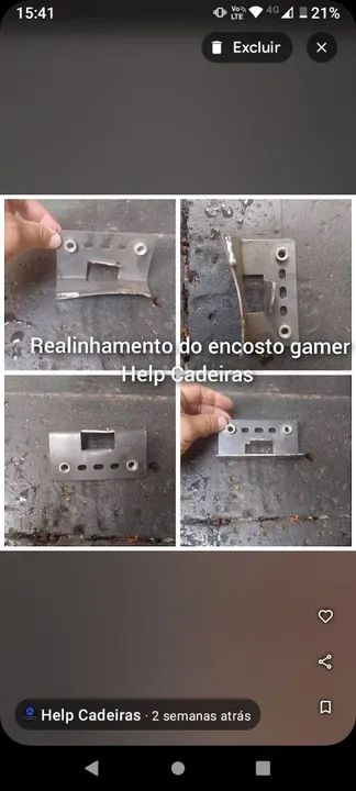 Conserto de cadeira gamer