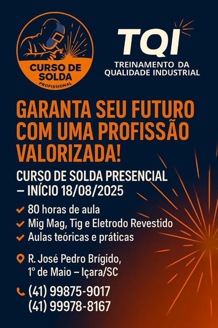 Curso de soldagem in company com certificação  - Foto 2
