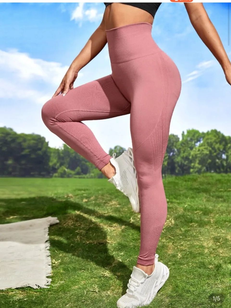 Calça Legging Fitness Rosa
