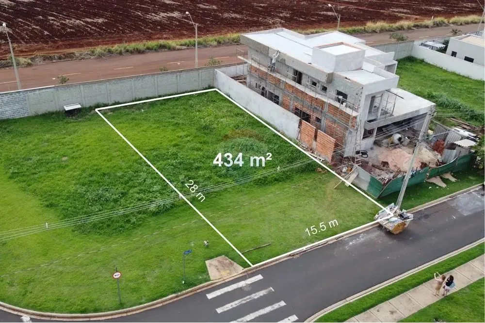 Terreno à venda no Condomínio Quinta dos Ventos 434 m² | Região do Vila do Golf Ribeirão