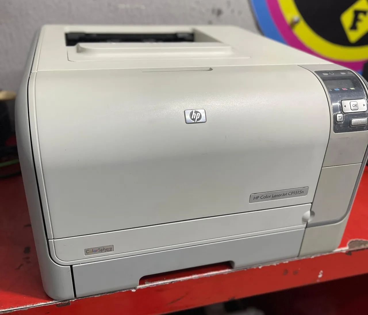 Impressora HP Color LaserJet CP1515n ideal para transfer giro  - Foto 2