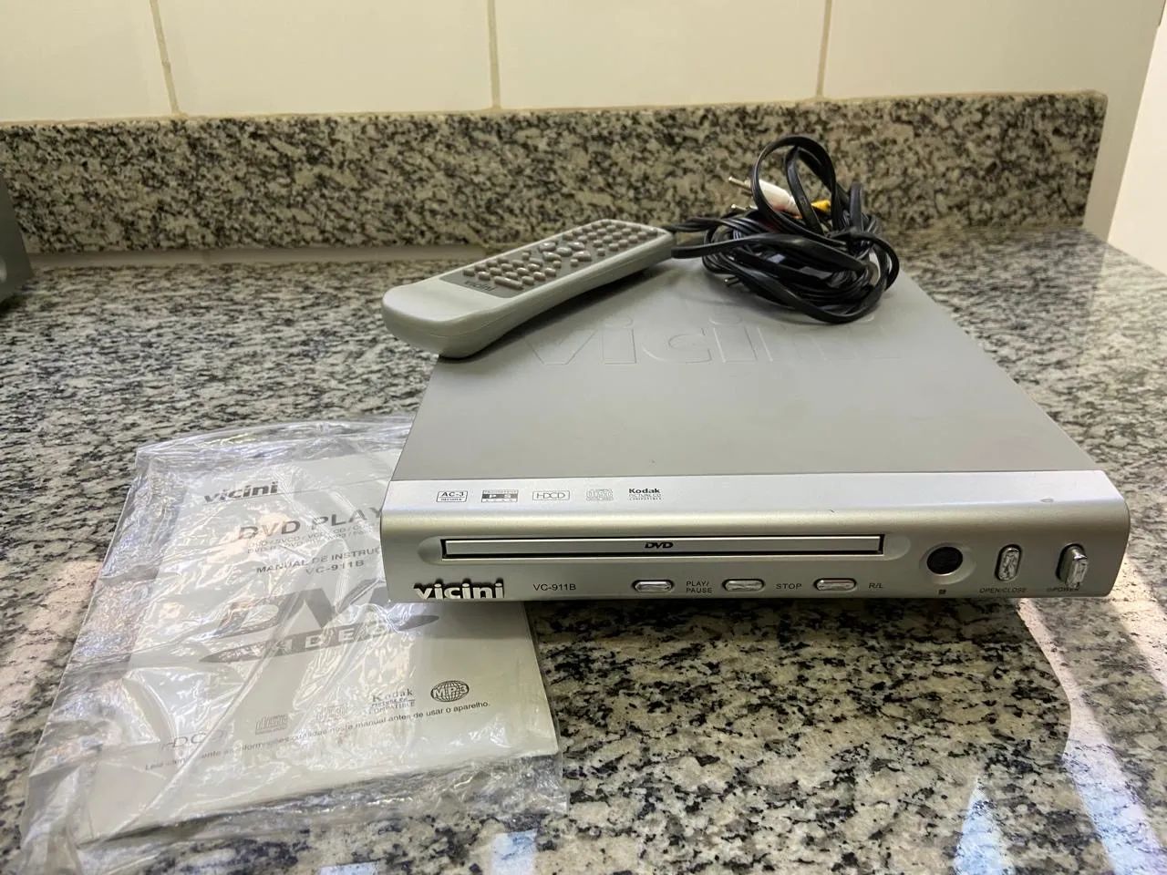 DVD Player Vicini VC-911B Usado - Foto 2