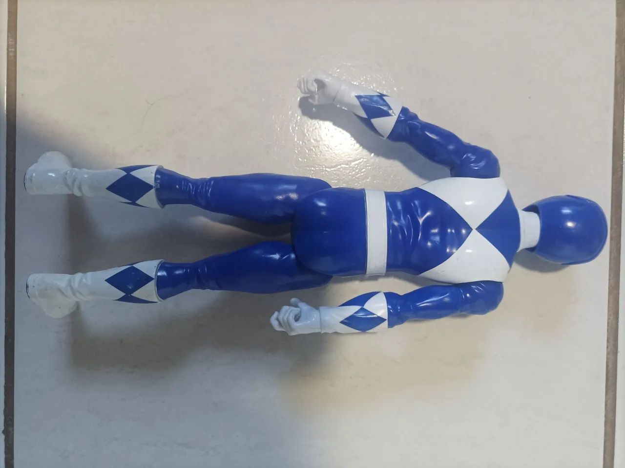 Boneco Power Rangers - Ranger Azul todo articulado  - Foto 2