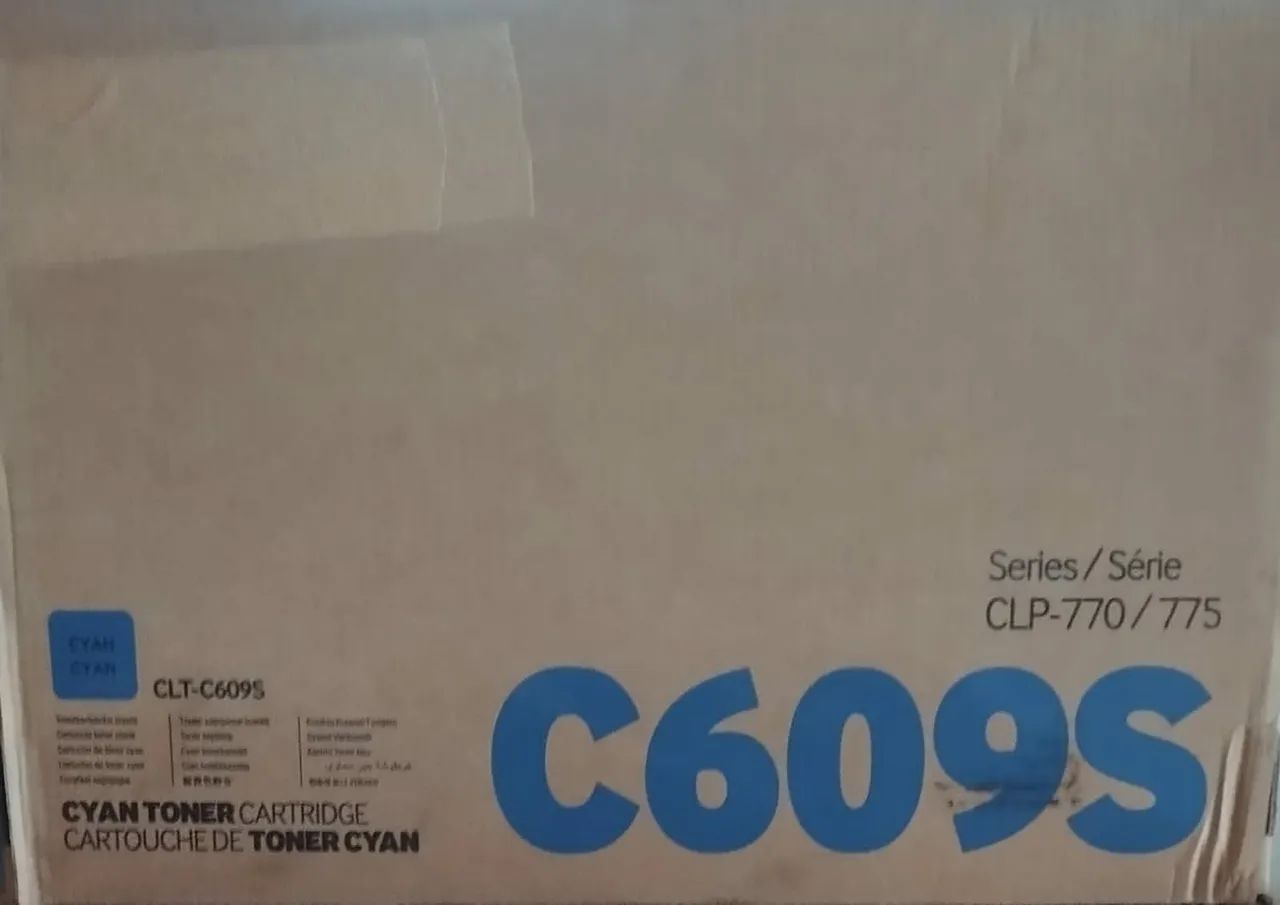 Toner C609S Ciano original SAMSUNG <br>Código: 4ZEHWE2C7