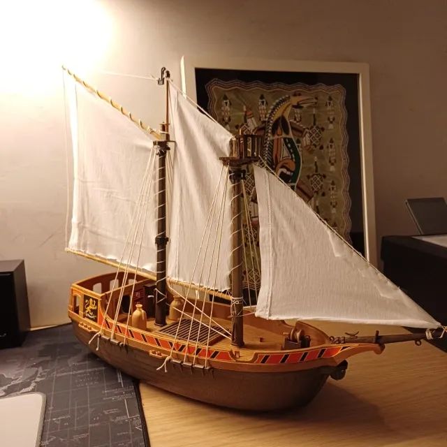 Veleiro Playmobil FLUTUA de vdd Custom Barco Pirata Caravela - Foto 2