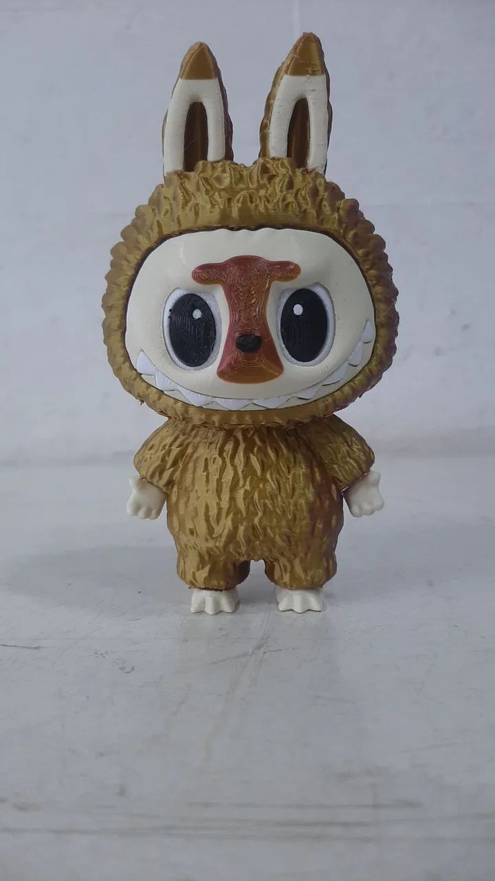 Miniatura labubu 3d aproximadamente 13cm 