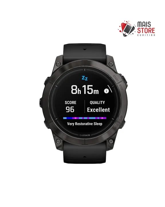 Relógio Garmin Epix Pro (Gen 2) Sapphire Edition 51MM Carbon Gray DLC Black 010-02804-00 - Foto 4