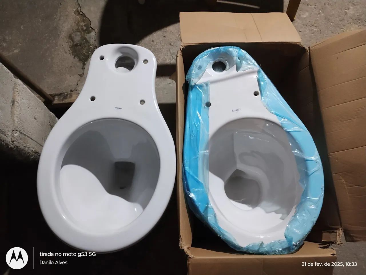 Vasos Sanitários Novos - Eternit e Incepa