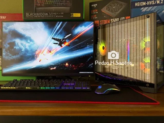 PC-Gamer Intel Core i3-12100F (igual ao i5-11400F) 16gb SSD-480gb RTX-2060 MSI 6gb