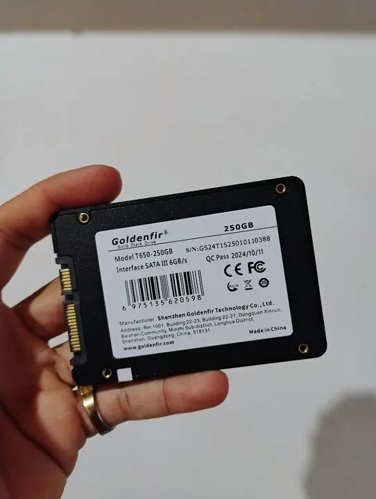 SSD Goldenfir 250GB SATA III 6GB/s