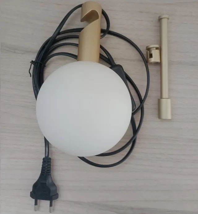 Arandela e Luminária (conjunto)- Modelo Moon Dourada - Westwing - Foto 2