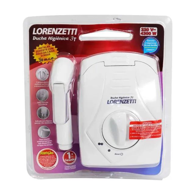 Ducha Higienica com Aquecedor Lorezentti