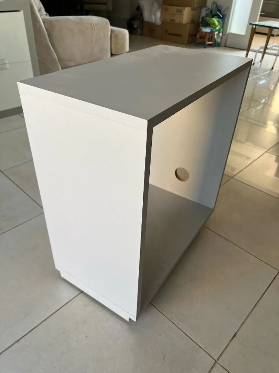 Gabinete de CPU em mdf cinza claro - Foto 3