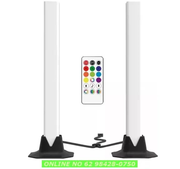 Luminaria Led Rgb Barra De Luz Inteligente Controle 15 Modos top para estudios - Foto 2