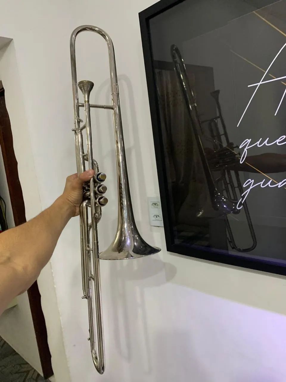 Trombone de Piso Weril- Com Estojo - Foto 4