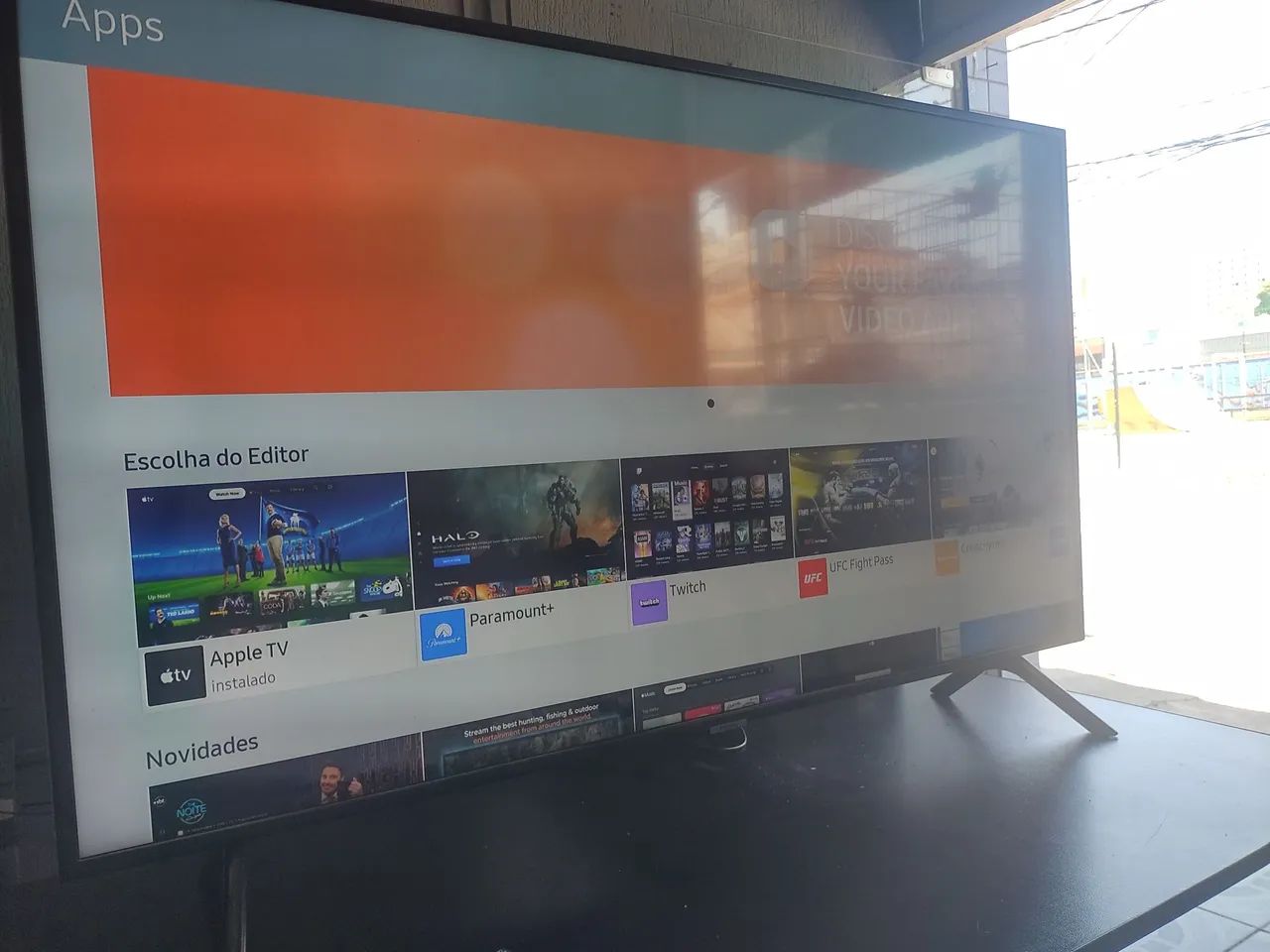 Vendo Smartv Samsung 50 polegadas 4k top de linha sem nenhum detalhe R$ 1650,00 - Foto 4