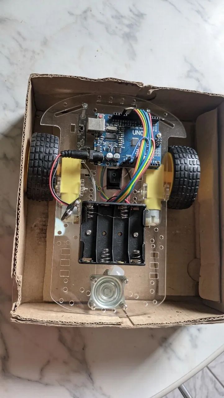 Carrinho Segue Faixa - projeto eletrônica 