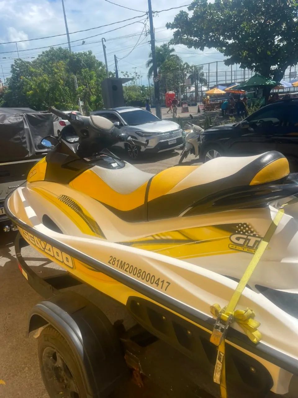 Jet Ski Seadoo GTI 130 2008 + CARRETINHA DE ALUMÍNIO R$33:500 - Foto 2