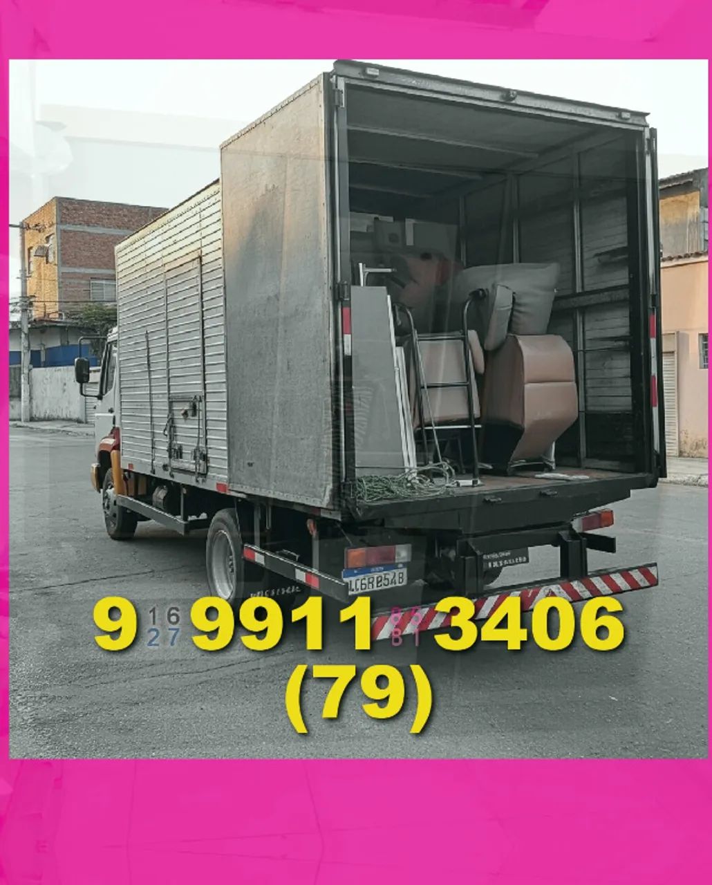 Frete em São Cristóvão, Coroa do Meio, e Jardins! Transporte rápido e seguro!
