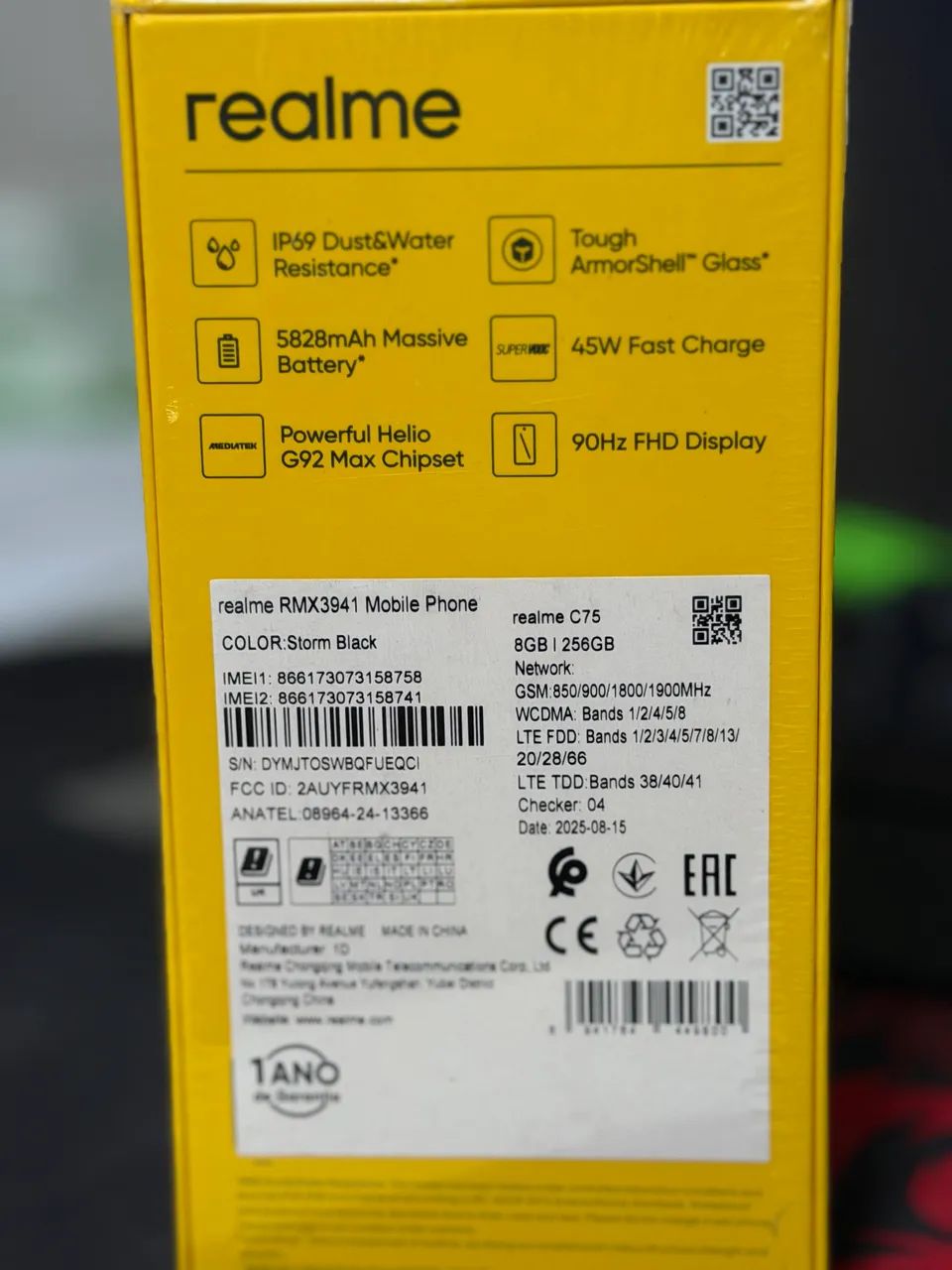 Smartphone Realme C75 256GB/8GB NFC 4G - Foto 3