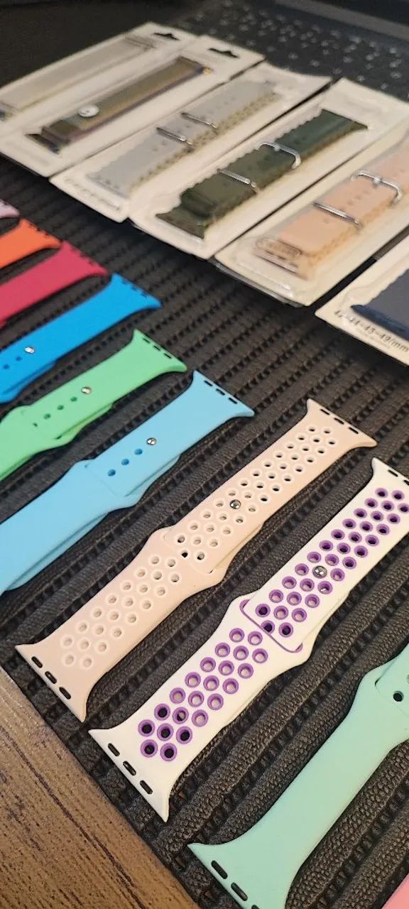 Pulseiras para smartwatchs em geral - 18/20/22/38/41/45/49MM - Foto 6