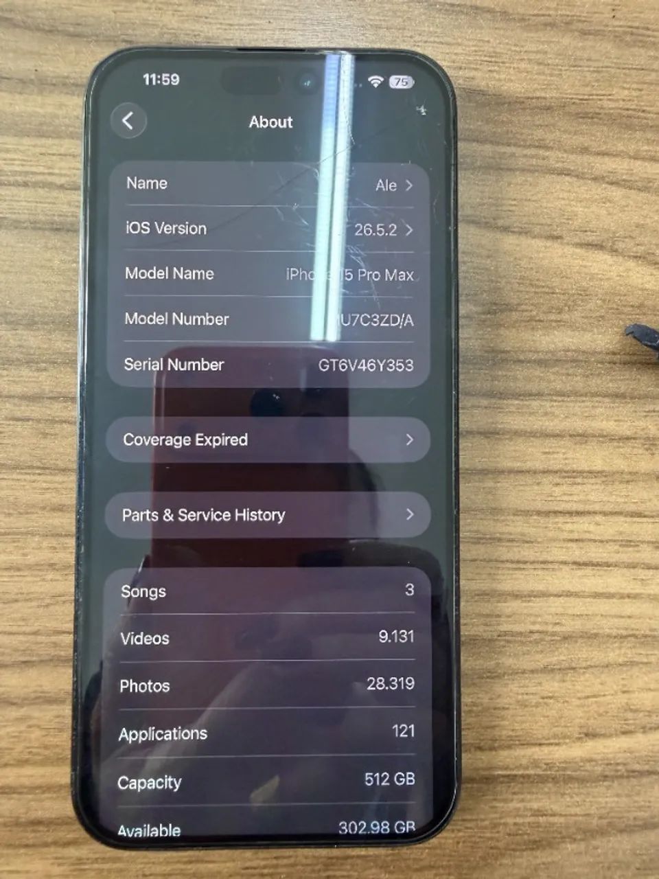 iPhone 15 Pro Max 512 GB - Titânio Preto + Capa Original Apple MagSafe
