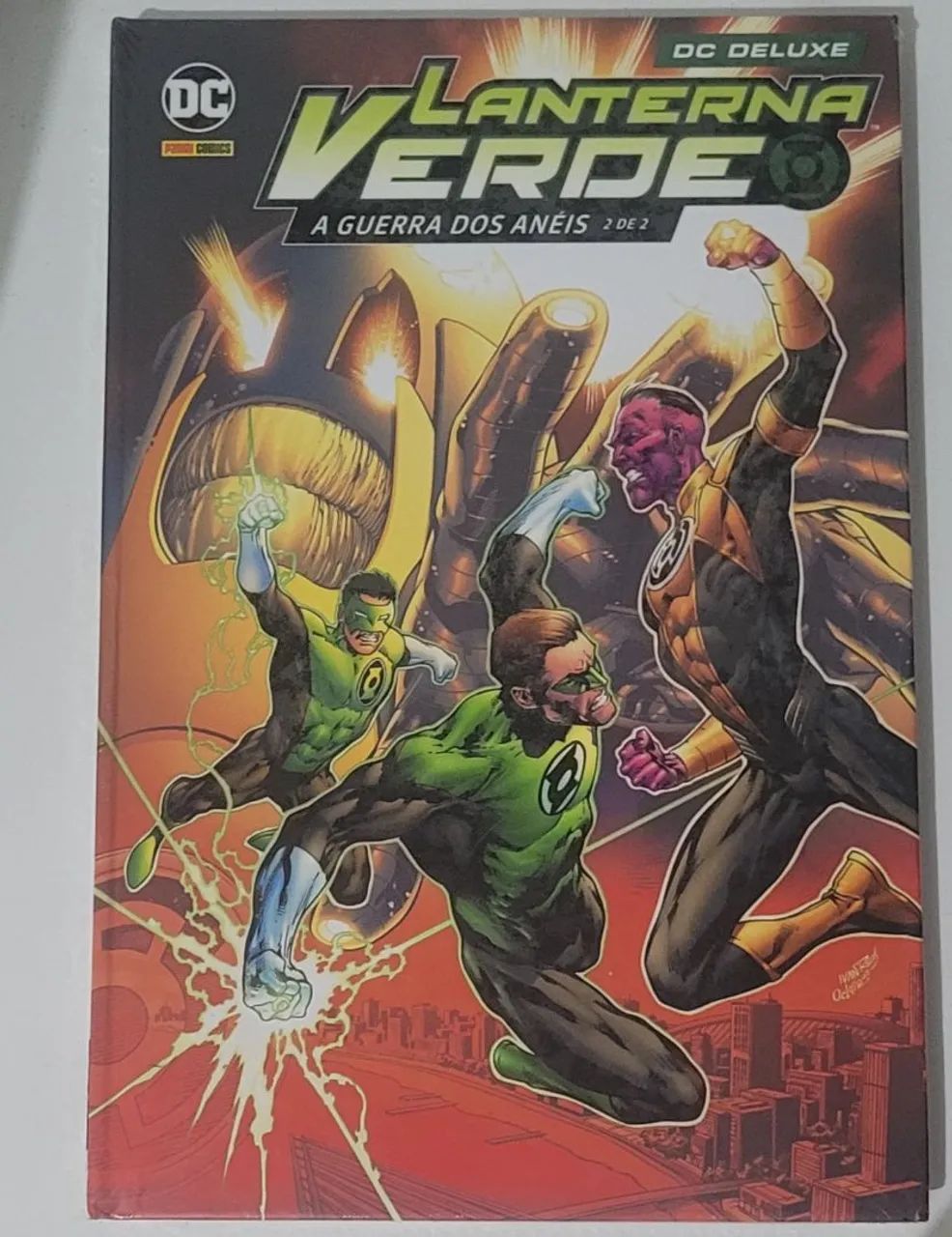 lanterna verde a guerra dos anéis 1 e 2 lacrados - Foto 2