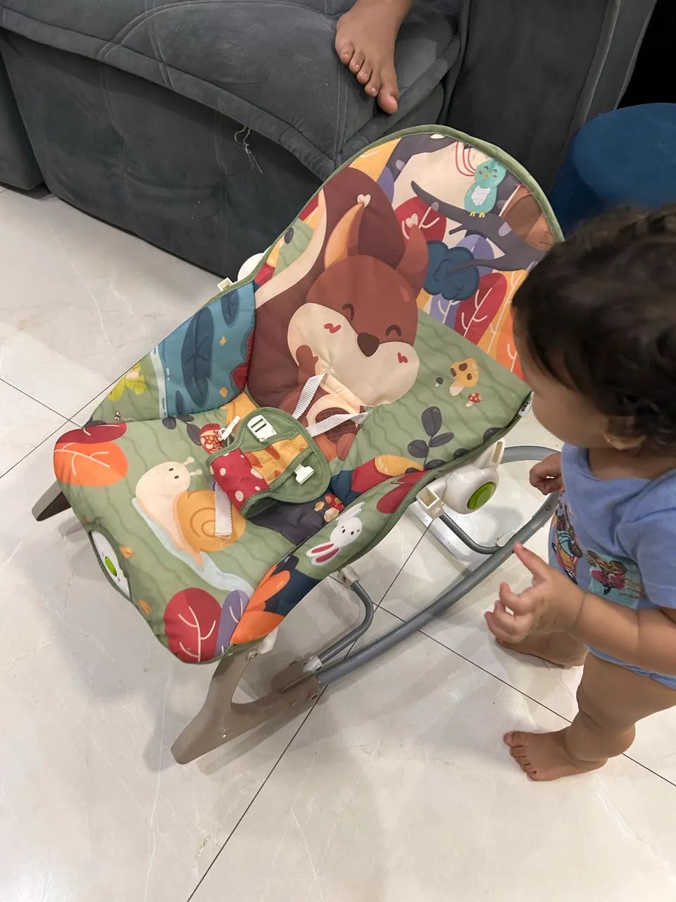 Cadeirinha de descanso bebê - Foto 2