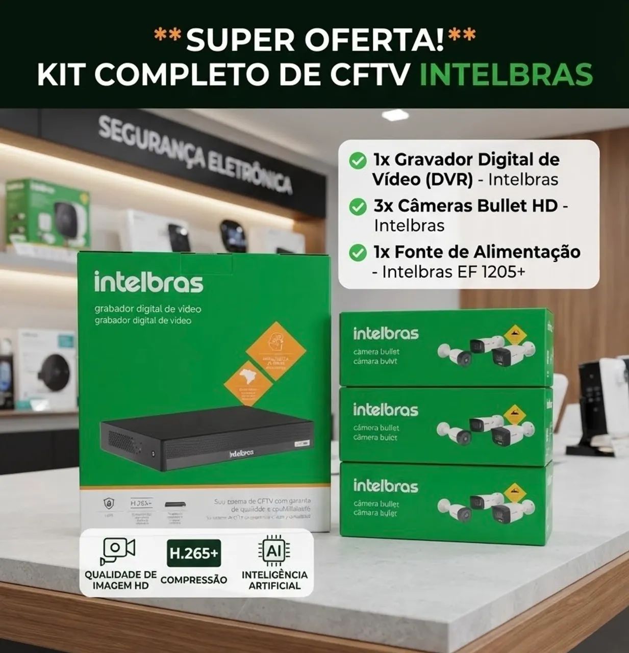KIT CFTV