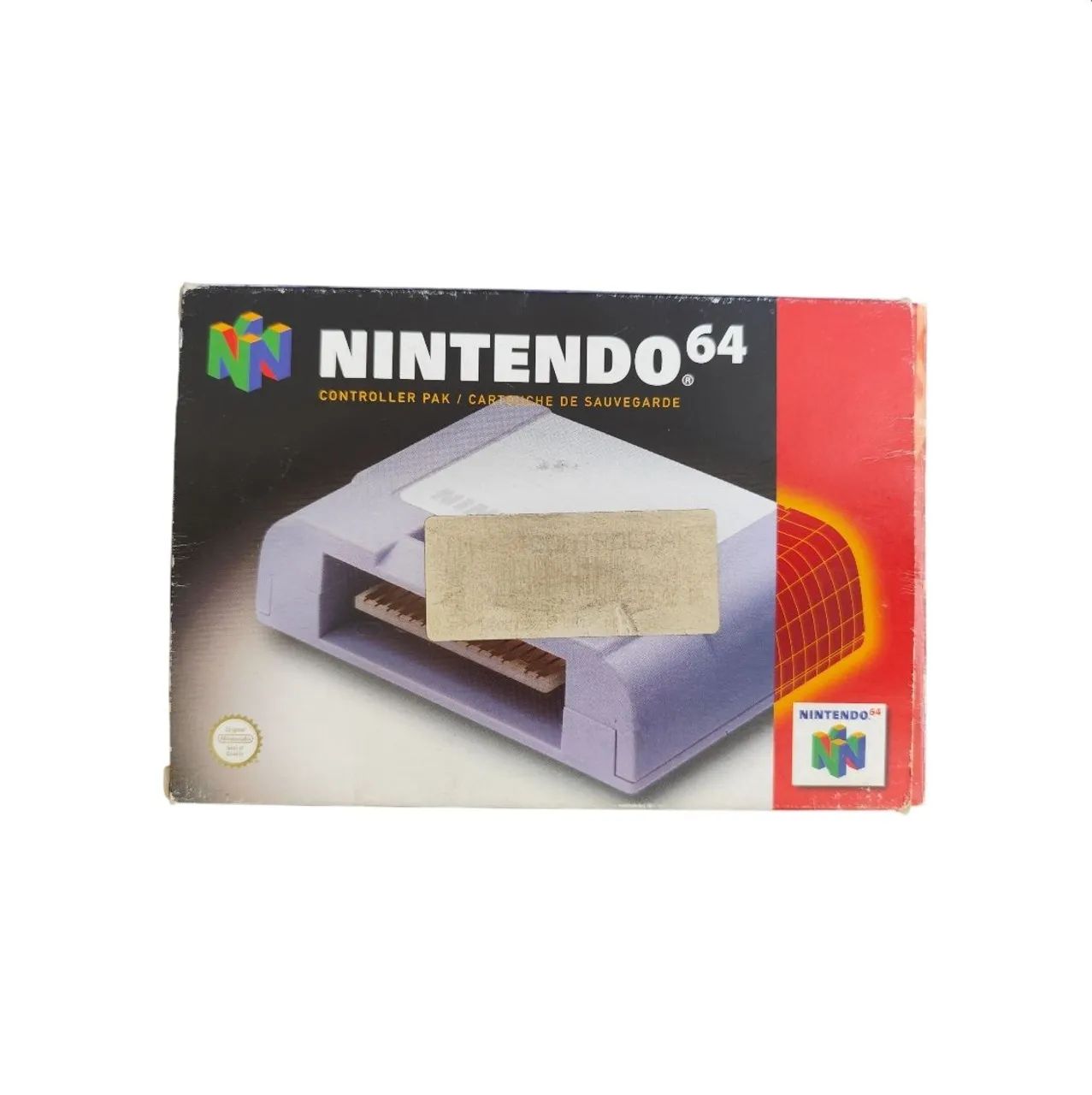 Controller Pak Memory Card Completo Nintendo 64 Original