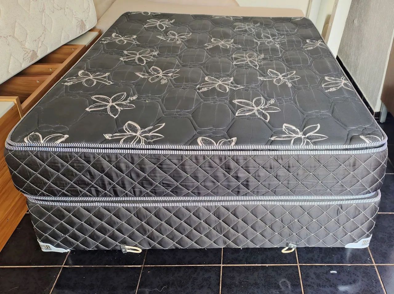 Cama box casal colchão e base box 1,38x1,88 - Foto 5