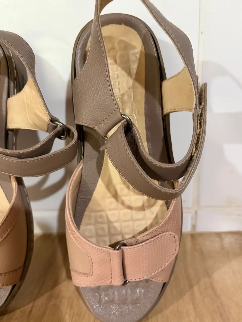 Sandália couro Opanaken 34  - Foto 4