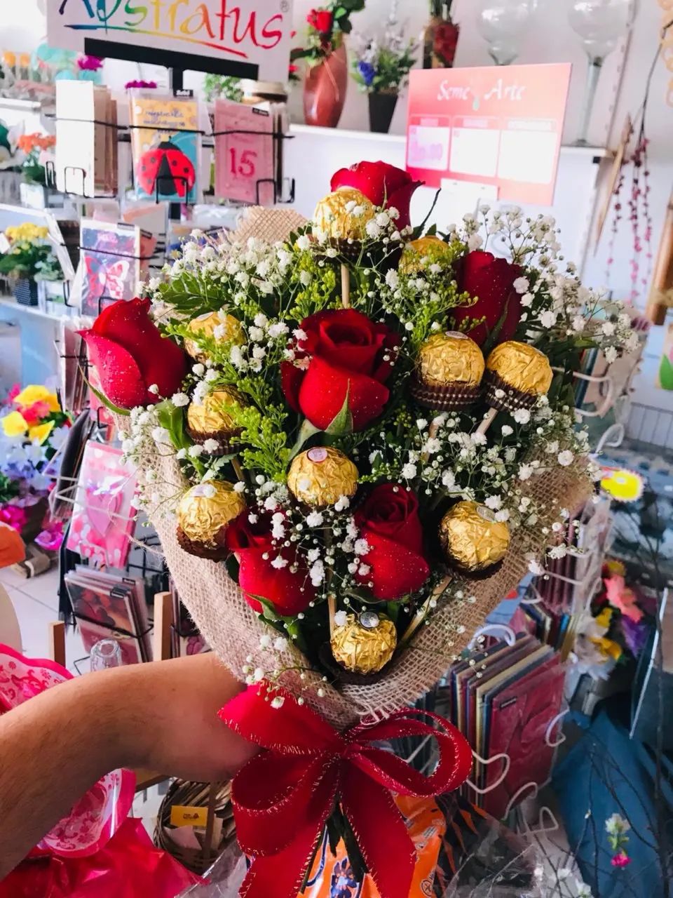 Buquê de flores vários modelos DIA DAS MULHERES 08/03 - Foto 3