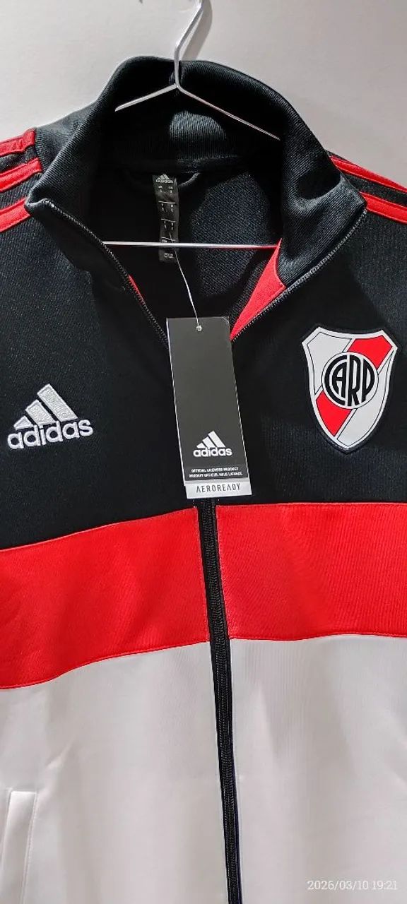 JAQUETA ADIDAS MASCULINA RIVER PLATE ZERADA - Foto 3
