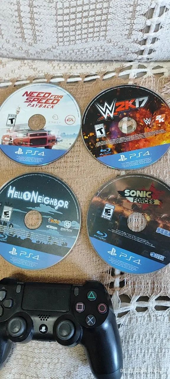 Ps4 slim com 9 jogos - Foto 3