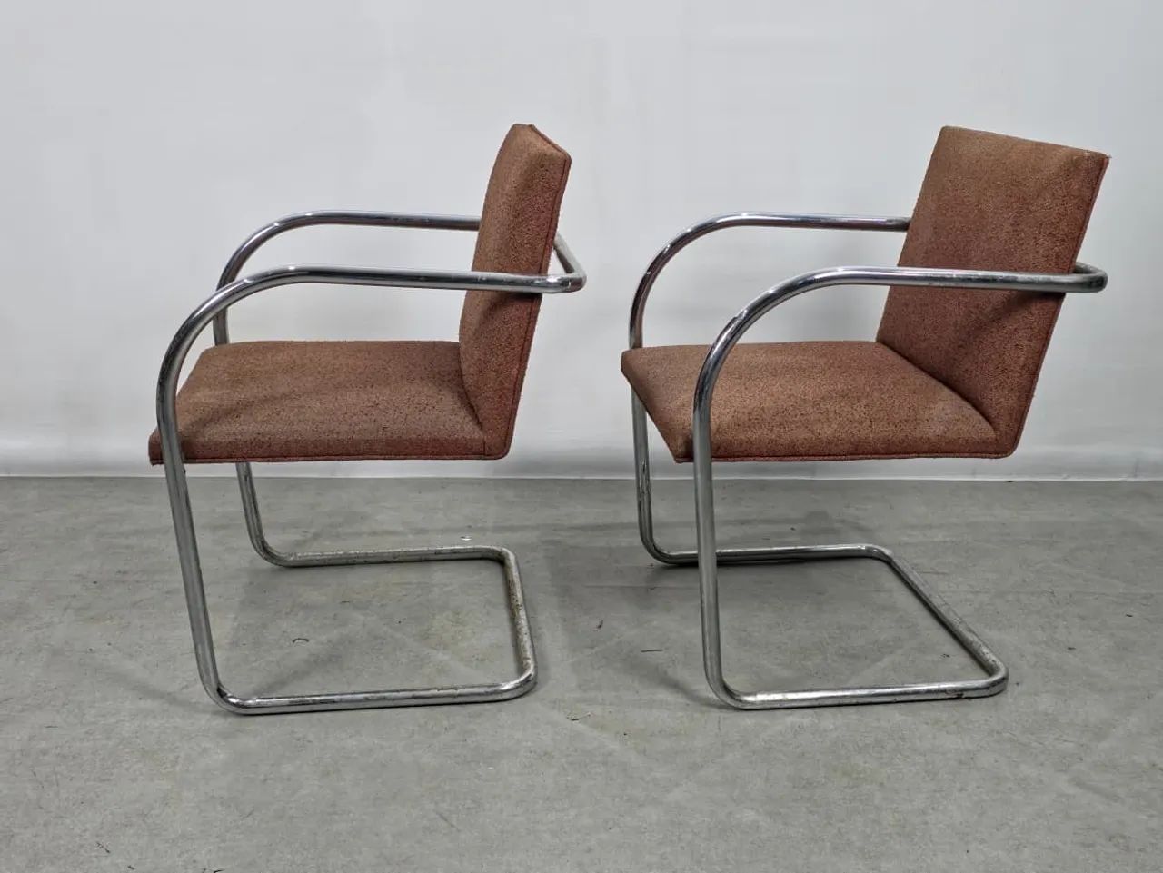 Conjunto de 4 cadeiras década de 70- ludwig mies van der roje - Foto 4