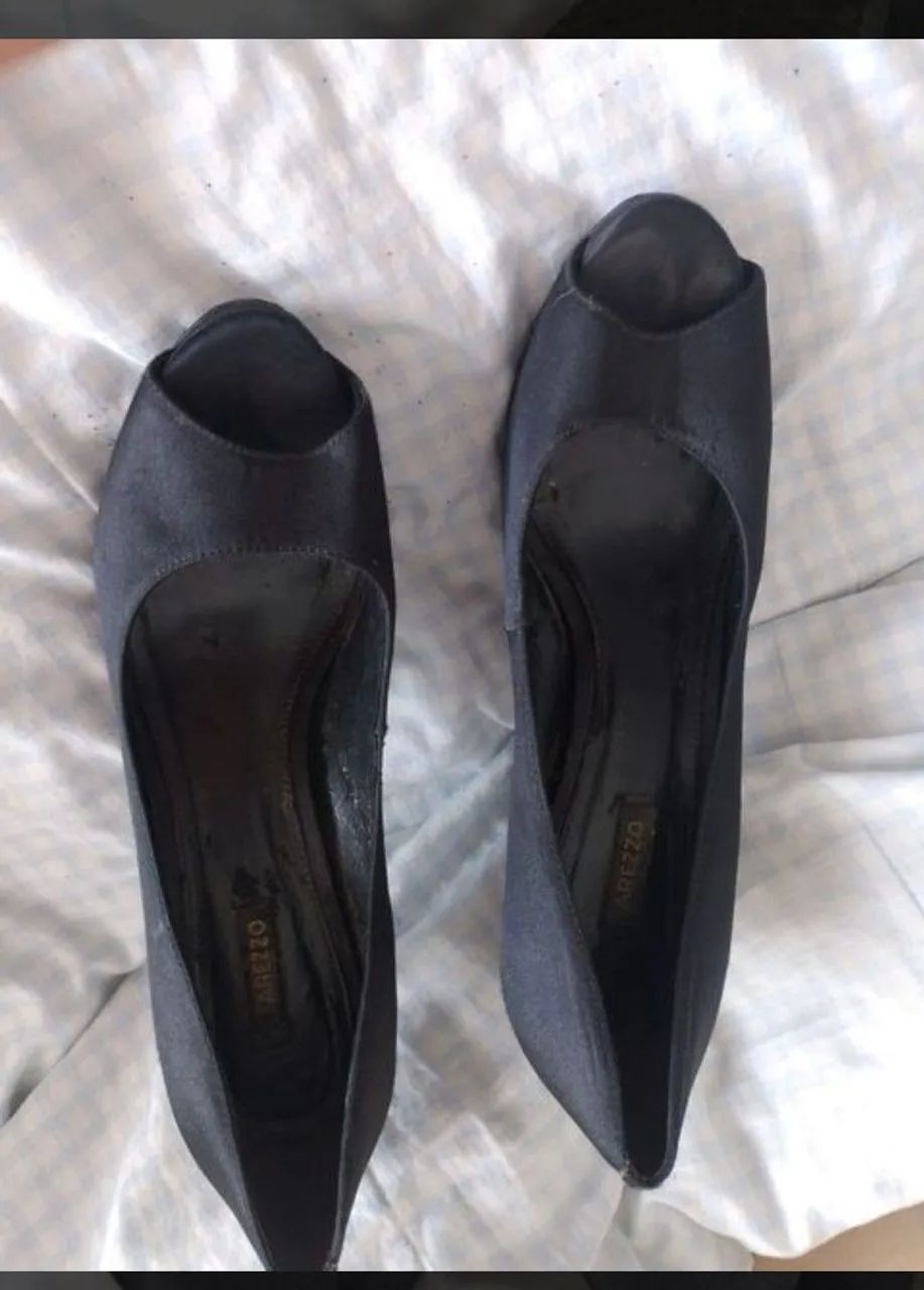 Scarpim Peep toe preto n°36 - Foto 5