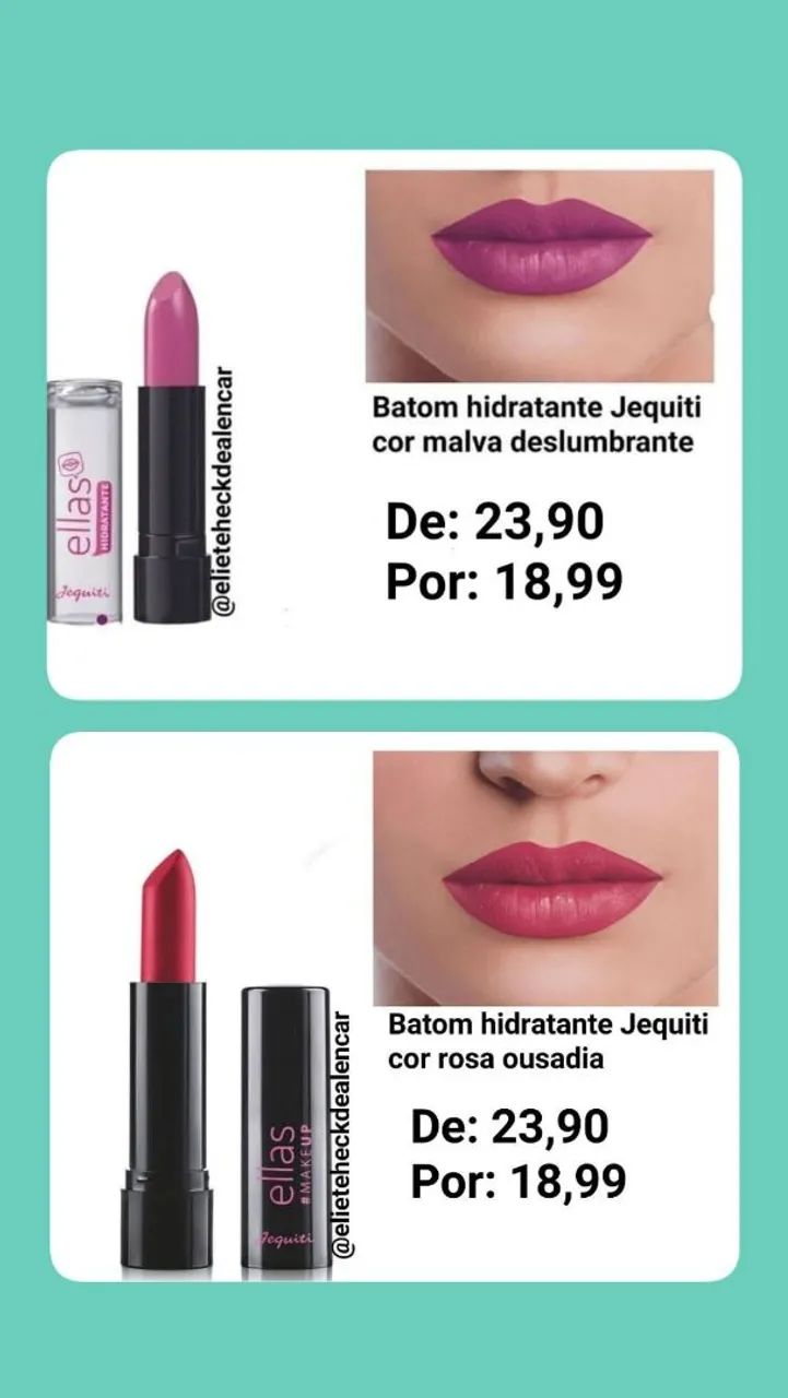 Batom Jequiti matte e hidratante  - Foto 2