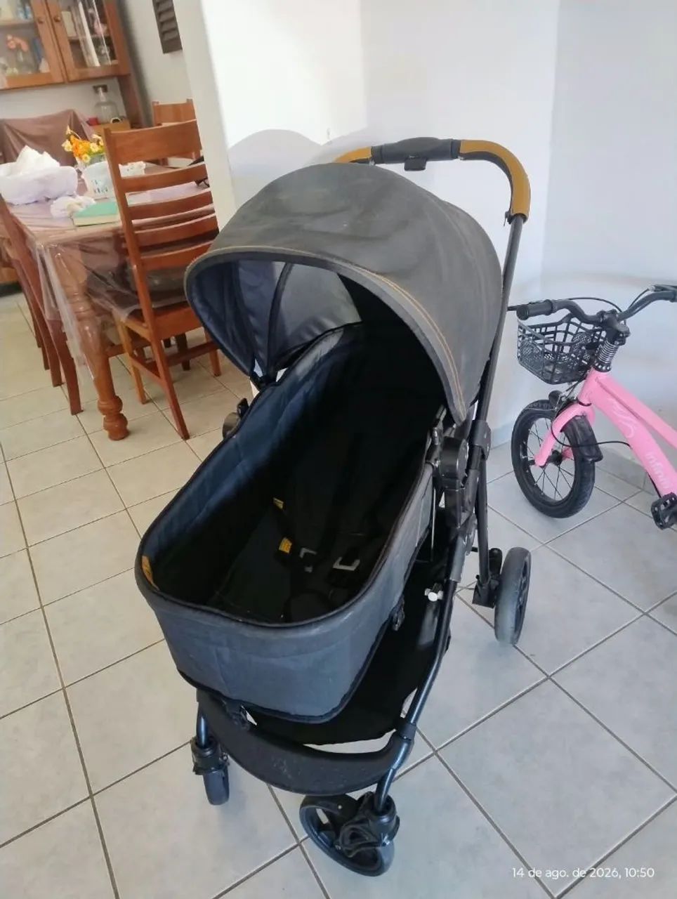 Carrinho de bebê estilo Moisés Galzerano - Foto 2