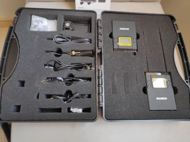 Sistema Wireless Microfone Lapela Mamen WMIC-01