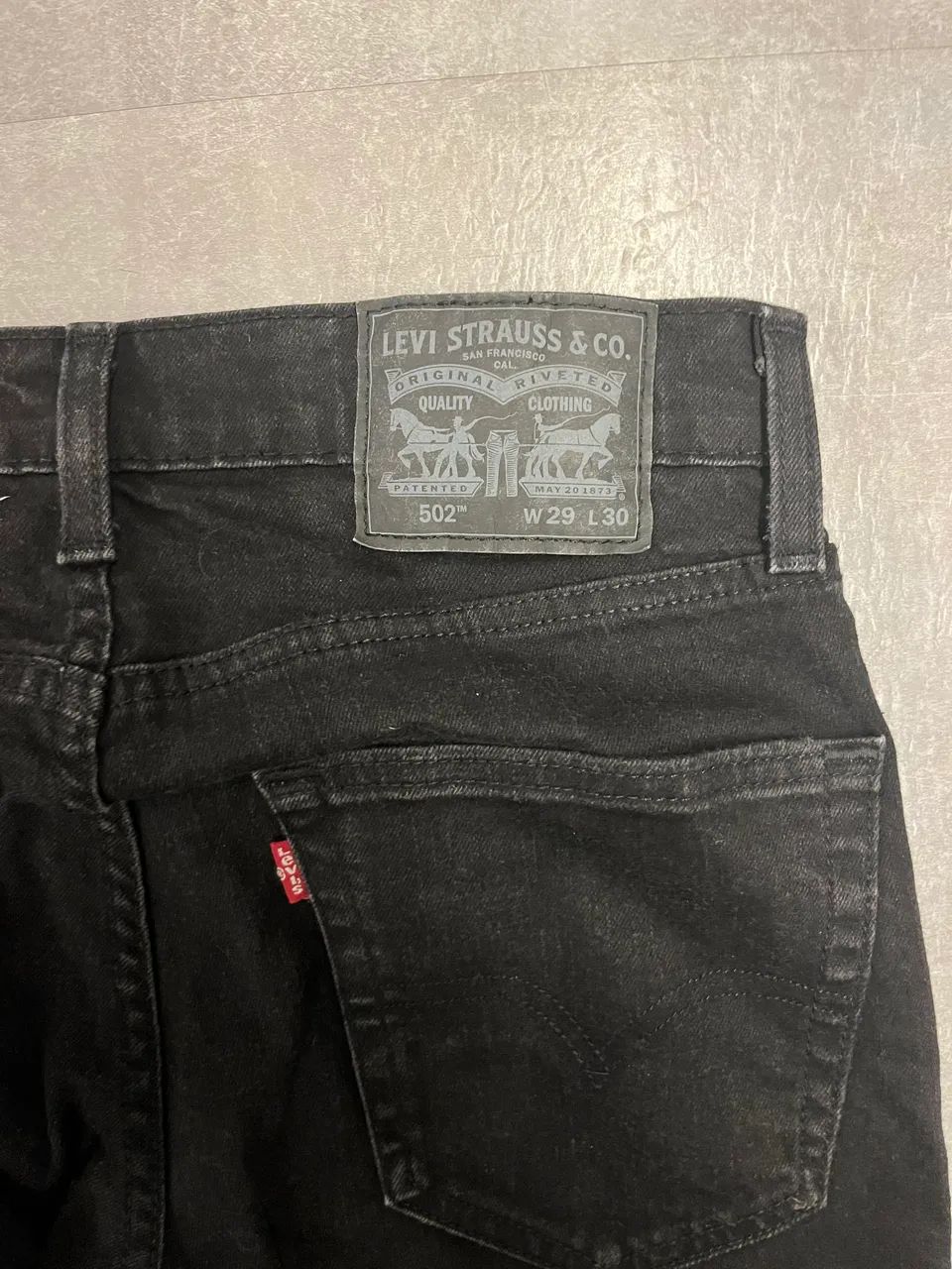 Calça jeans Levis 29x30- preta - Foto 3