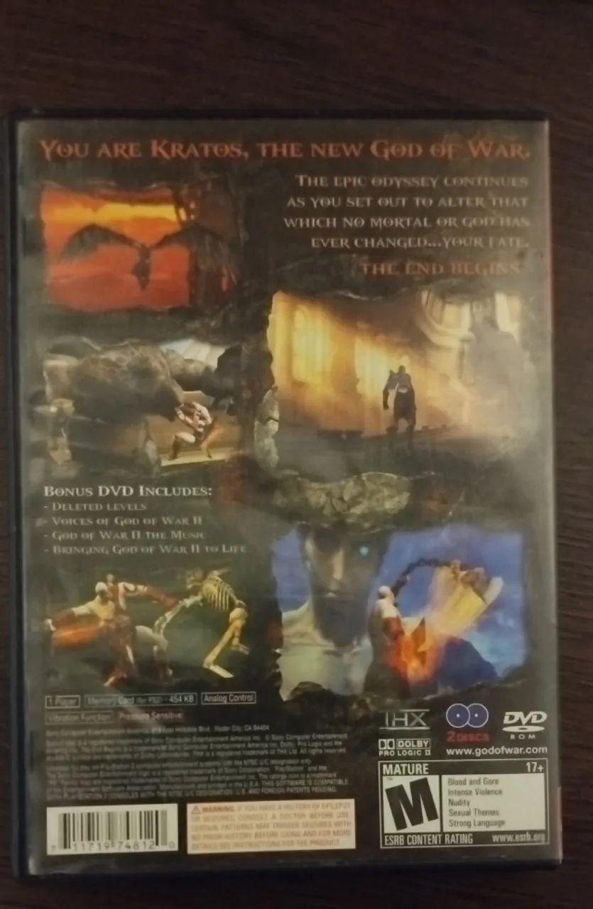 Jogo original de PS2 God of War 2 - Foto 2